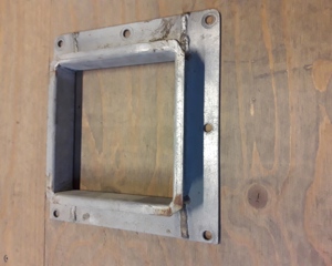 Inlet flange 160x160 for E180 bucket elevator M&M